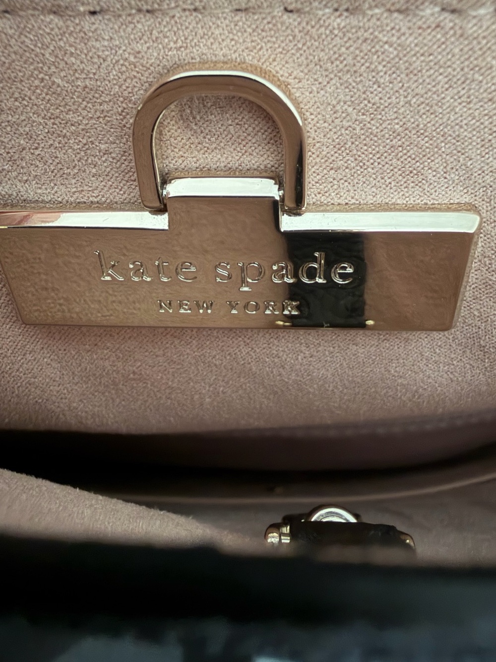Kate Spade New York Pebbled Leather Shoulder Bag Black - Picture 10 of 10